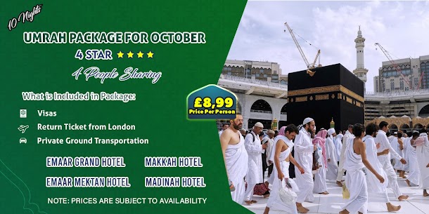 October umrah packages 2025