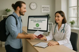 Travelers secure health clearance faster via Gamca medical automation