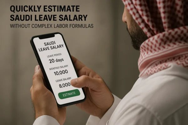 Quickly Estimate Saudi Leave Salary Without Complex Labor Formulas
