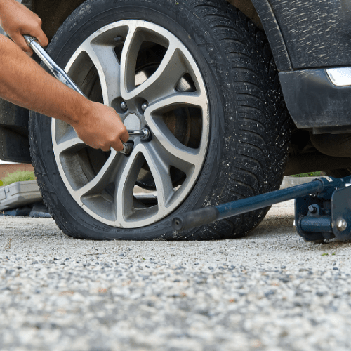 Tire Replacement, Battery Replacement, Roadside Assistance
