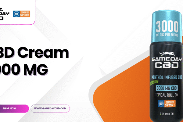 Relieve Soreness Fast with 3000mg CBD Cream by Gameday CBD cbd cream 3000 mg
